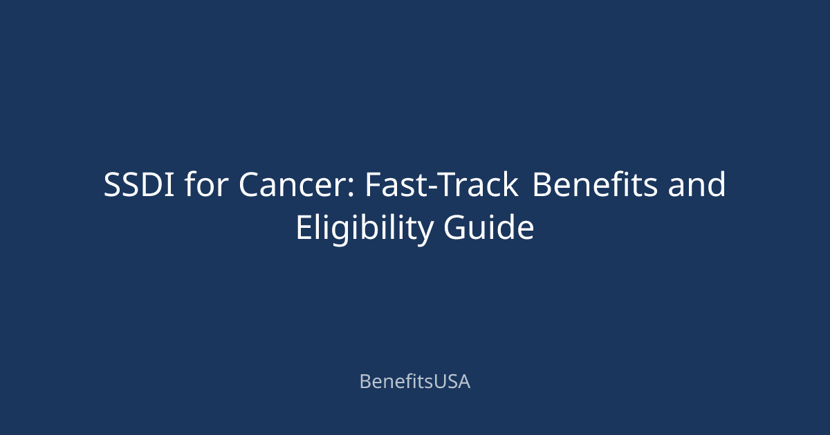 SSDI for Cancer: Fast-Track Benefits and Eligibility Guide ...