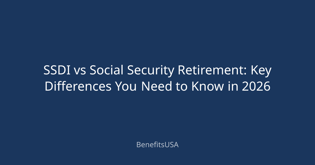 SSDI vs Social Security Retirement: Key Differences You Need to Know in ...